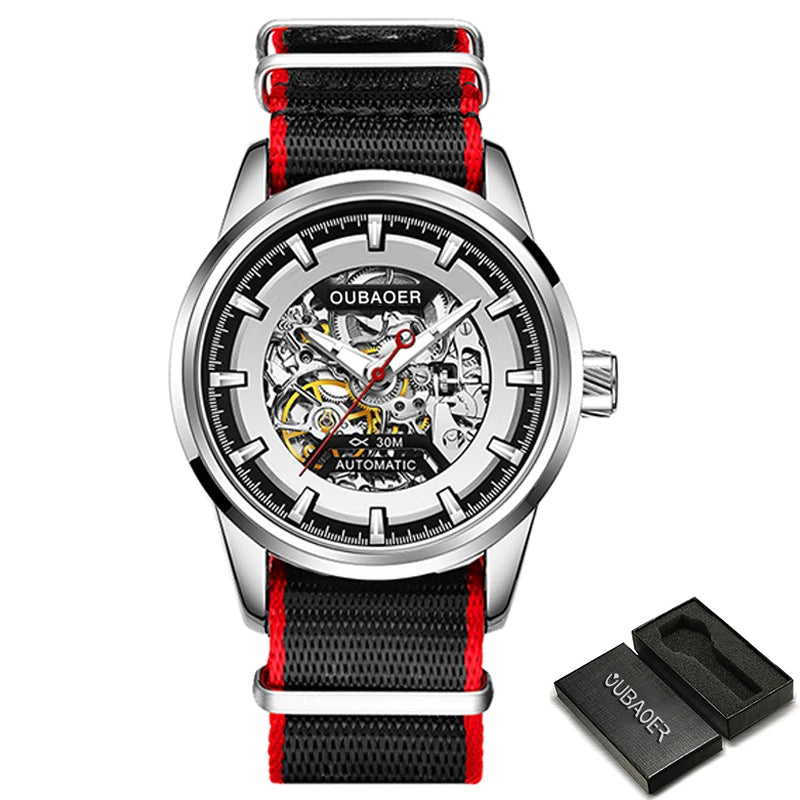 Excellence Mechanical Watches Chronograph Watch for Men Automatic Men's Watches Luxury Original Brand Stainless Steel Tourbillon Clock