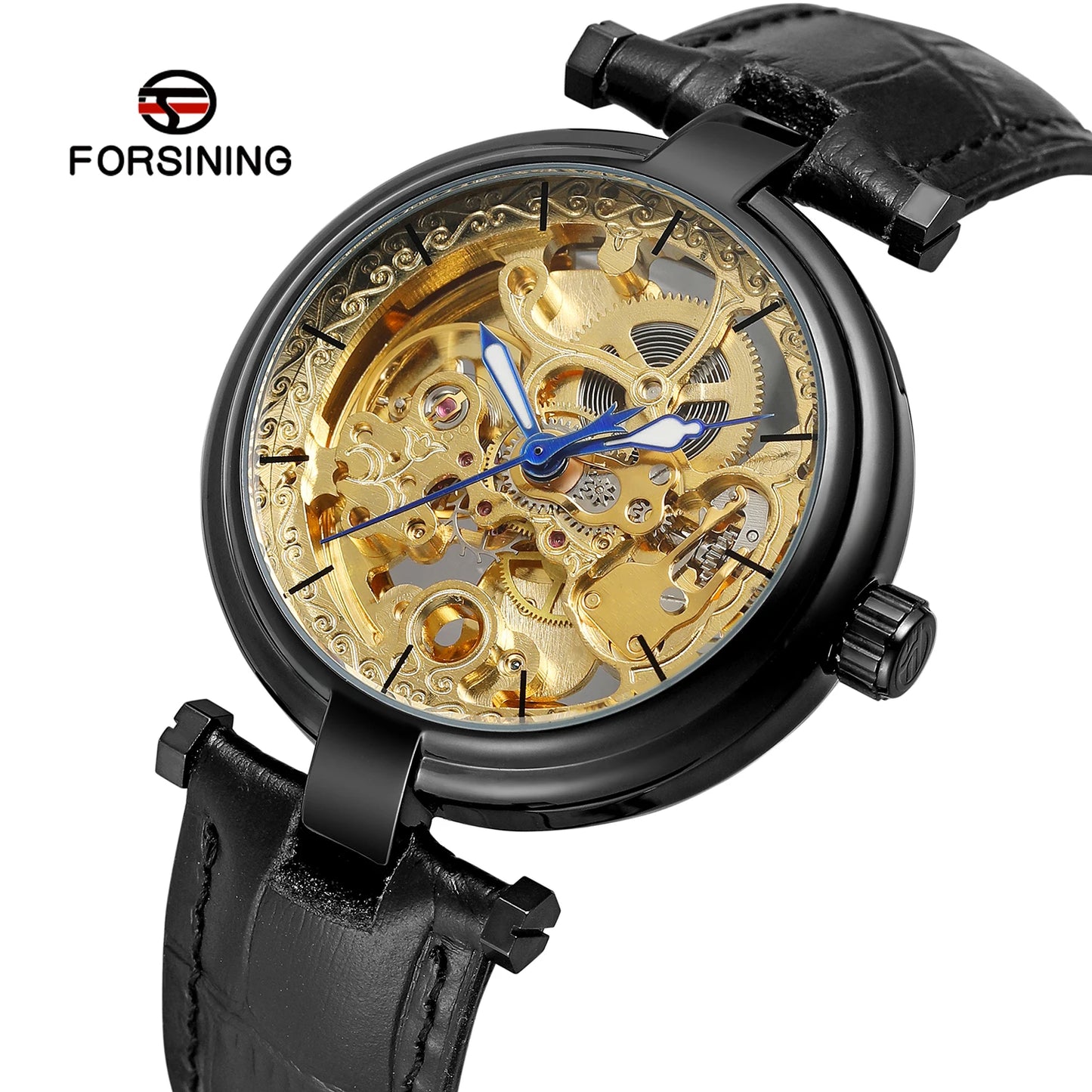 Excellence High-End Luxury Man  Original Replica  automatic Hollow Skeleton Mechanical Automatic wristwatch