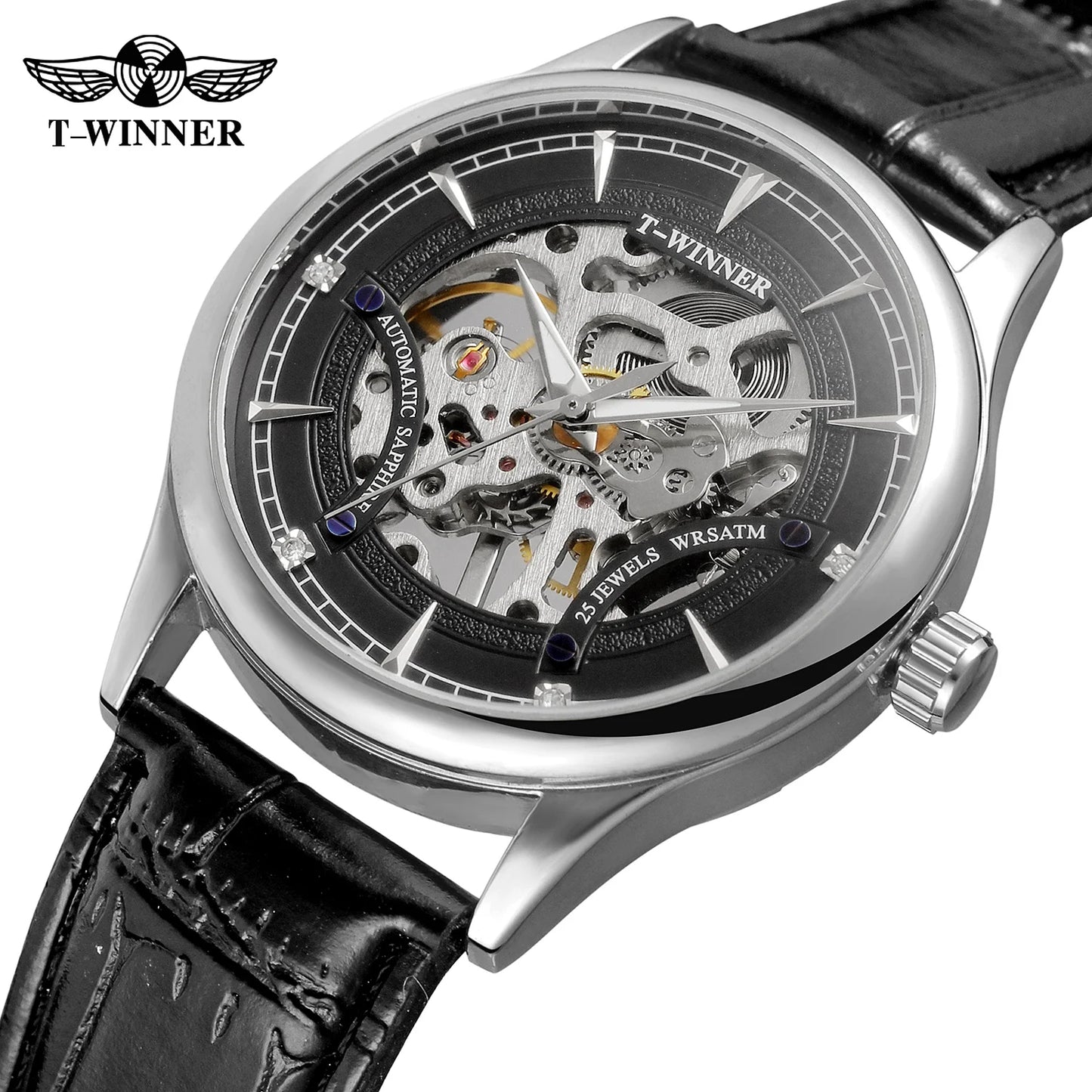 Excellence Original Replica Watch Red Transparent Skeleton Mechanical Wrist watches for men Fancy And Stylish