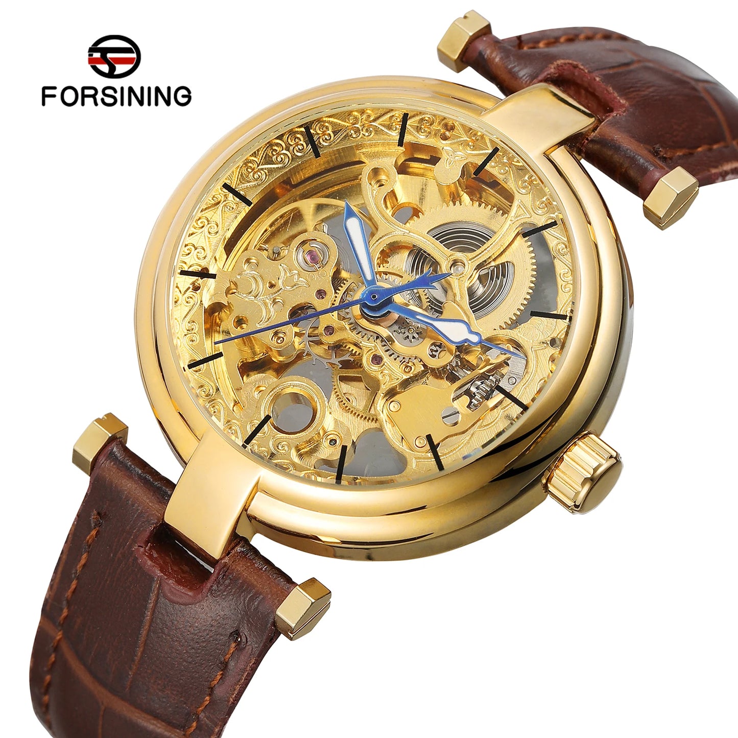 Excellence High-End Luxury Man  Original Replica  automatic Hollow Skeleton Mechanical Automatic wristwatch