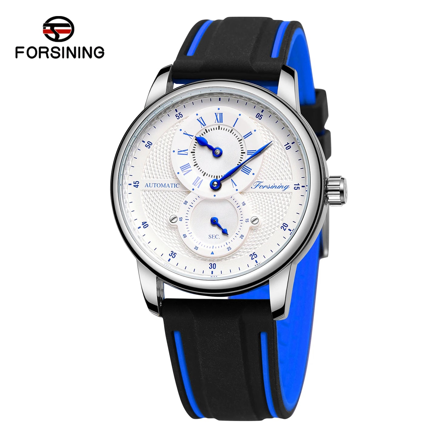 Excellence Red Casual Automatic Mechanical Watches Rubber strap Waterproof Men's Watch Top Brand Luxury Watch